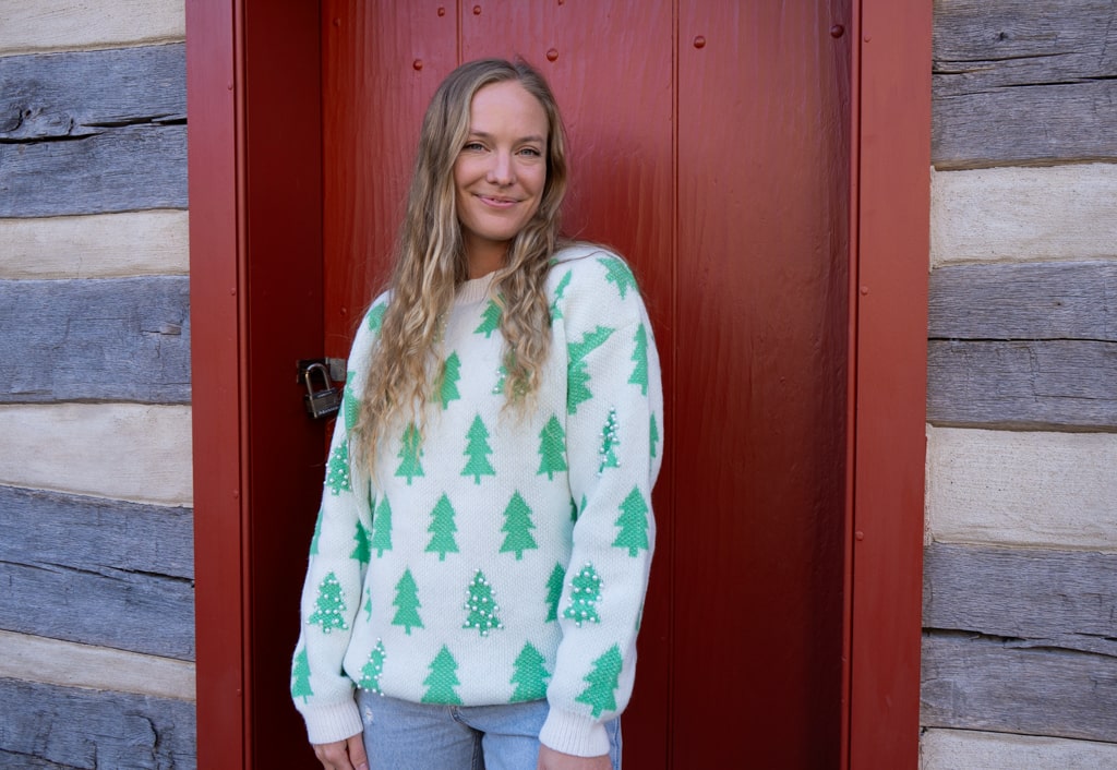 Christmas Tree Pearls Sweater-Bibi-Ella G Boutique, Women's Fashion Boutique Located in Warrrington, PA