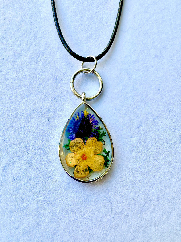 Handmade Resin Wildflower Necklaces-Curran Creations-Ella G Boutique, Women's Fashion Boutique Located in Warrrington, PA