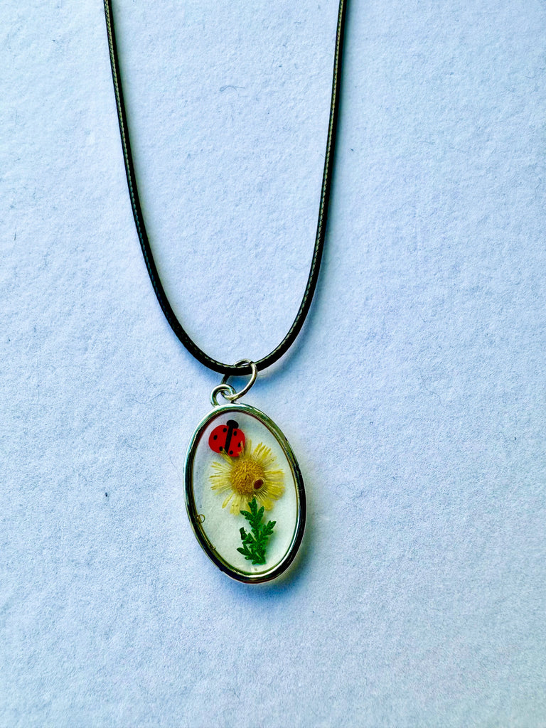 Handmade Resin Wildflower Necklaces-Curran Creations-Ella G Boutique, Women's Fashion Boutique Located in Warrrington, PA