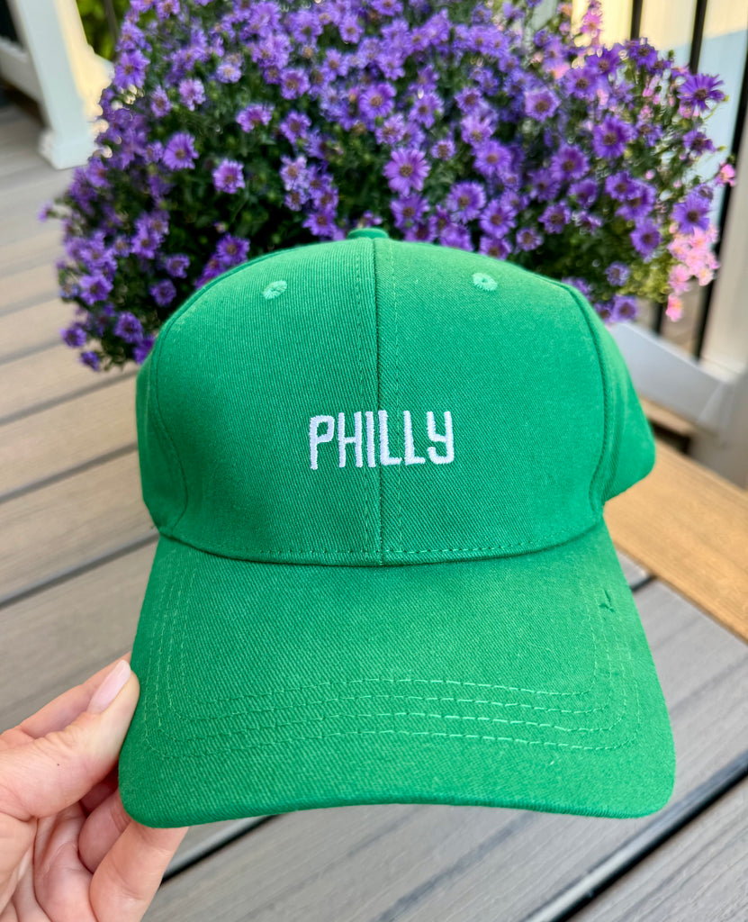 Kelly Green Philly Baseball Hat-zenana-Ella G Boutique, Women's Fashion Boutique Located in Warrrington, PA