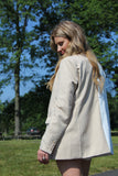 Half n Half Buttoned Blazer