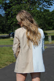 Half n Half Buttoned Blazer