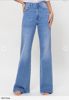 High Rise Wide Leg Denim