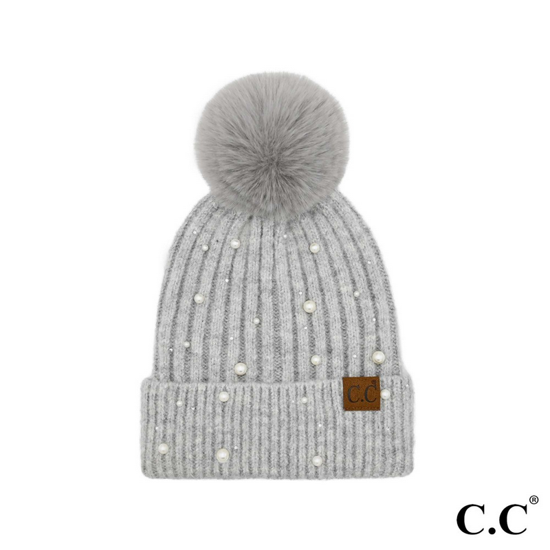 Pearl CC Beanie-Judson & Co.-Ella G Boutique, Women's Fashion Boutique Located in Warrrington, PA