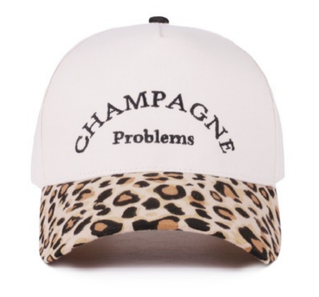 Champagne Problems Baseball Hat-zenana-Ella G Boutique, Women's Fashion Boutique Located in Warrrington, PA