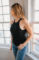 Sleeveless Knit Sweater Halter Top