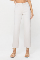 Off White Cropped Denim