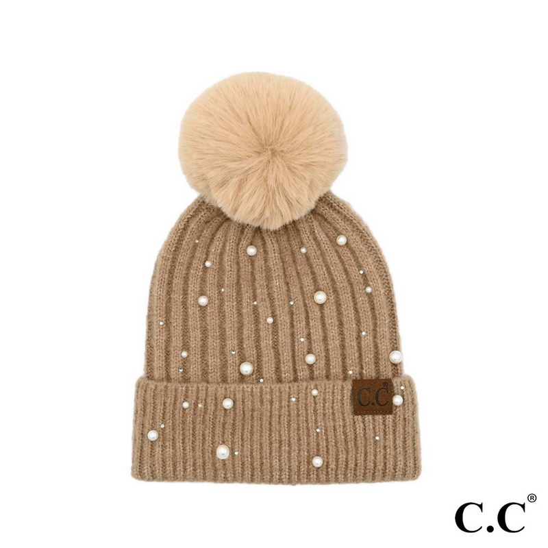 Pearl CC Beanie-Judson & Co.-Ella G Boutique, Women's Fashion Boutique Located in Warrrington, PA