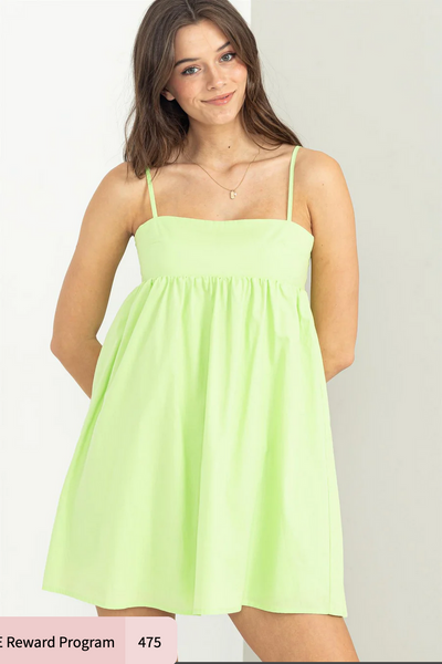 Lime Green Summer Dress
