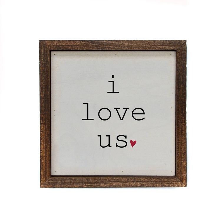 I Love Us Wooden Sign-Driftless Studios-Ella G Boutique, Women's Fashion Boutique Located in Warrrington, PA